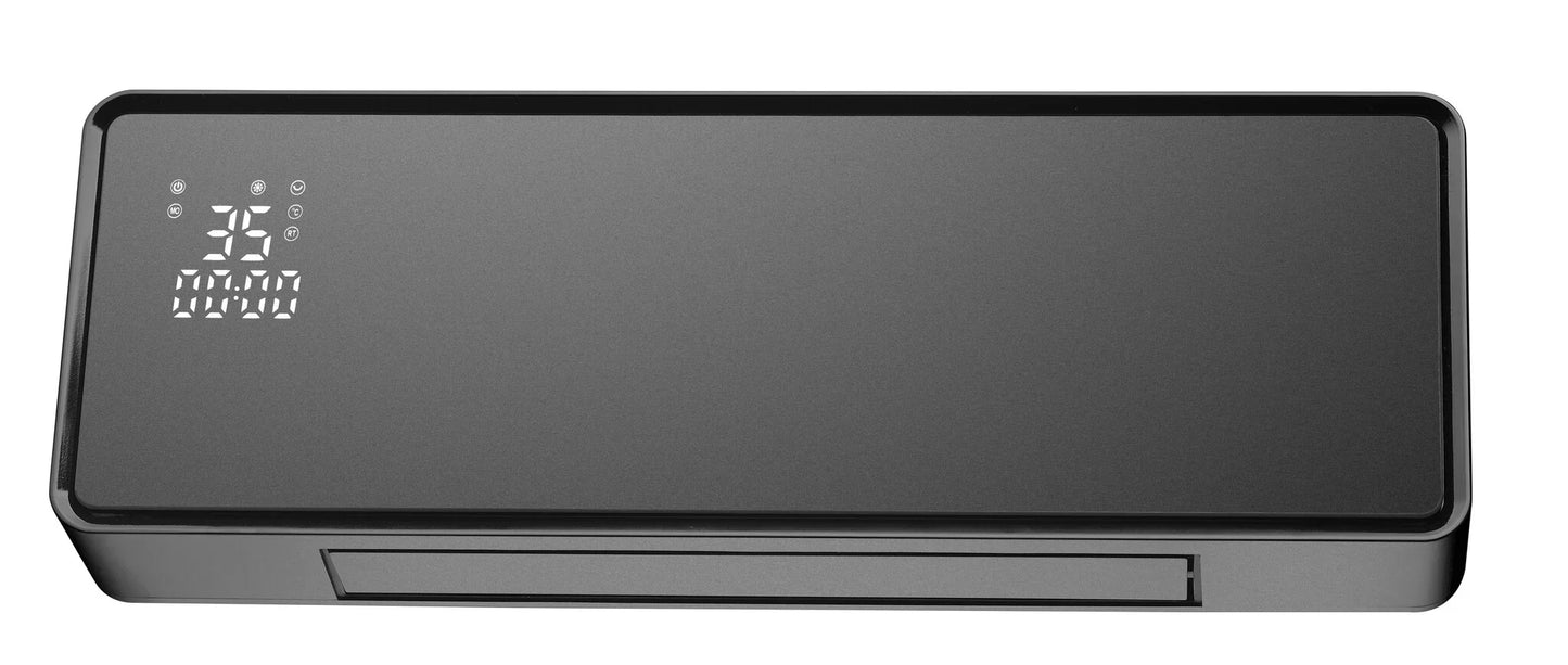 Calefacción mural de cerámica ThermoBlack con termostato Wifi