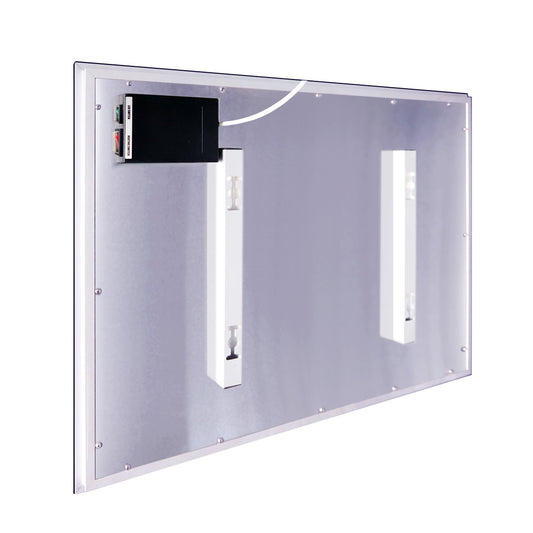Tweedekans - Spiegel met led verlichting infrarood verwarming 60X100 580Watt - Default
