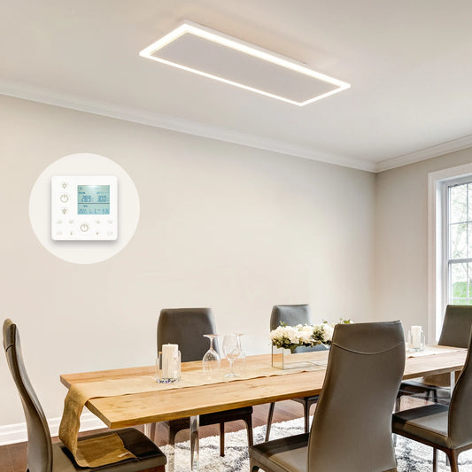 Tweedekans - QH-InfraGlow Serie infraroodpaneel met led verlichting 135x39 cm 1700watt - Default