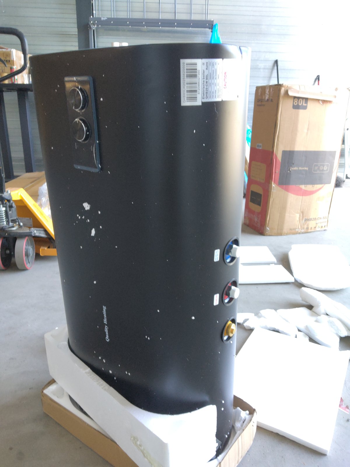 Tweedekans - 80 Liter QH dual horizontaal elektrische boiler met digitale bediening - 80 Liter QH dual horizontaal elektrische boiler met digitale bediening