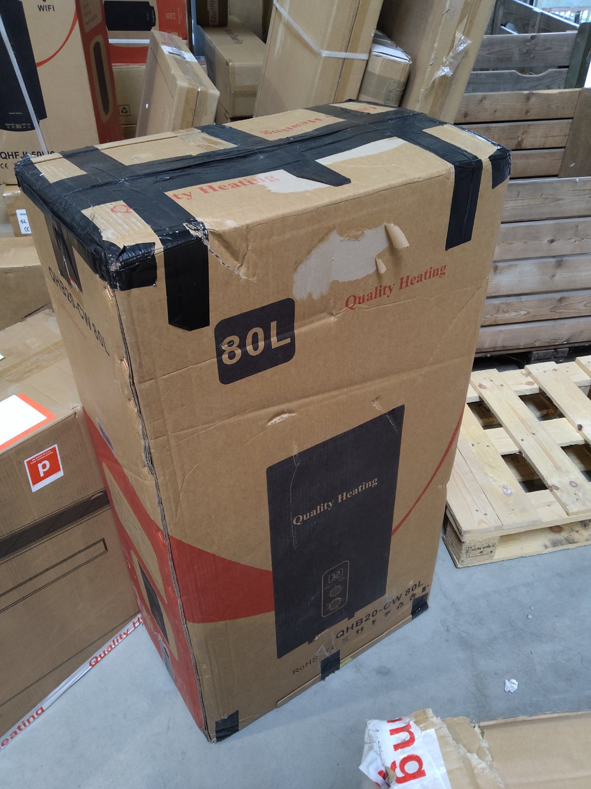 Tweedekans - 80 Liter QH dual tank elektrische boiler met digitale bediening - Default