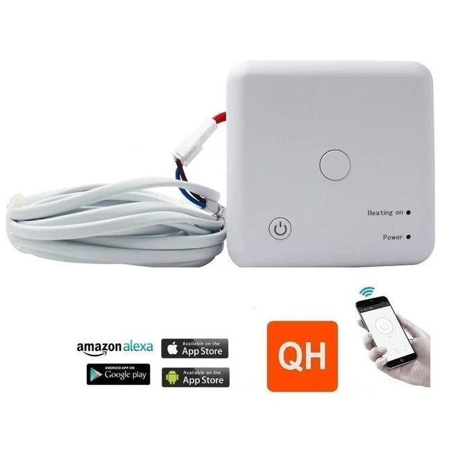 Ricevitore WiFi V3 indipendente per riscaldamento a pavimento con sensore di temperatura pavimento.