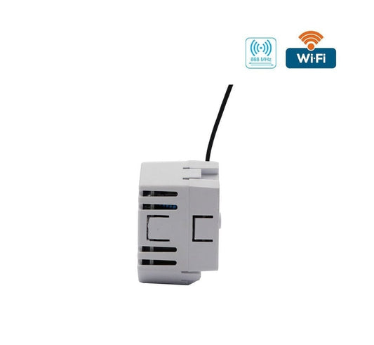 Termostato QH-Basic WiFi negro con receptor empotrado