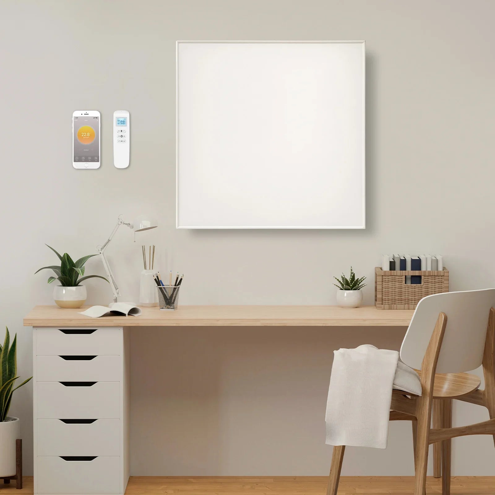 QH-SP Control remoto Wifi panel infrarrojo portátil 350, 450 y 700Watt