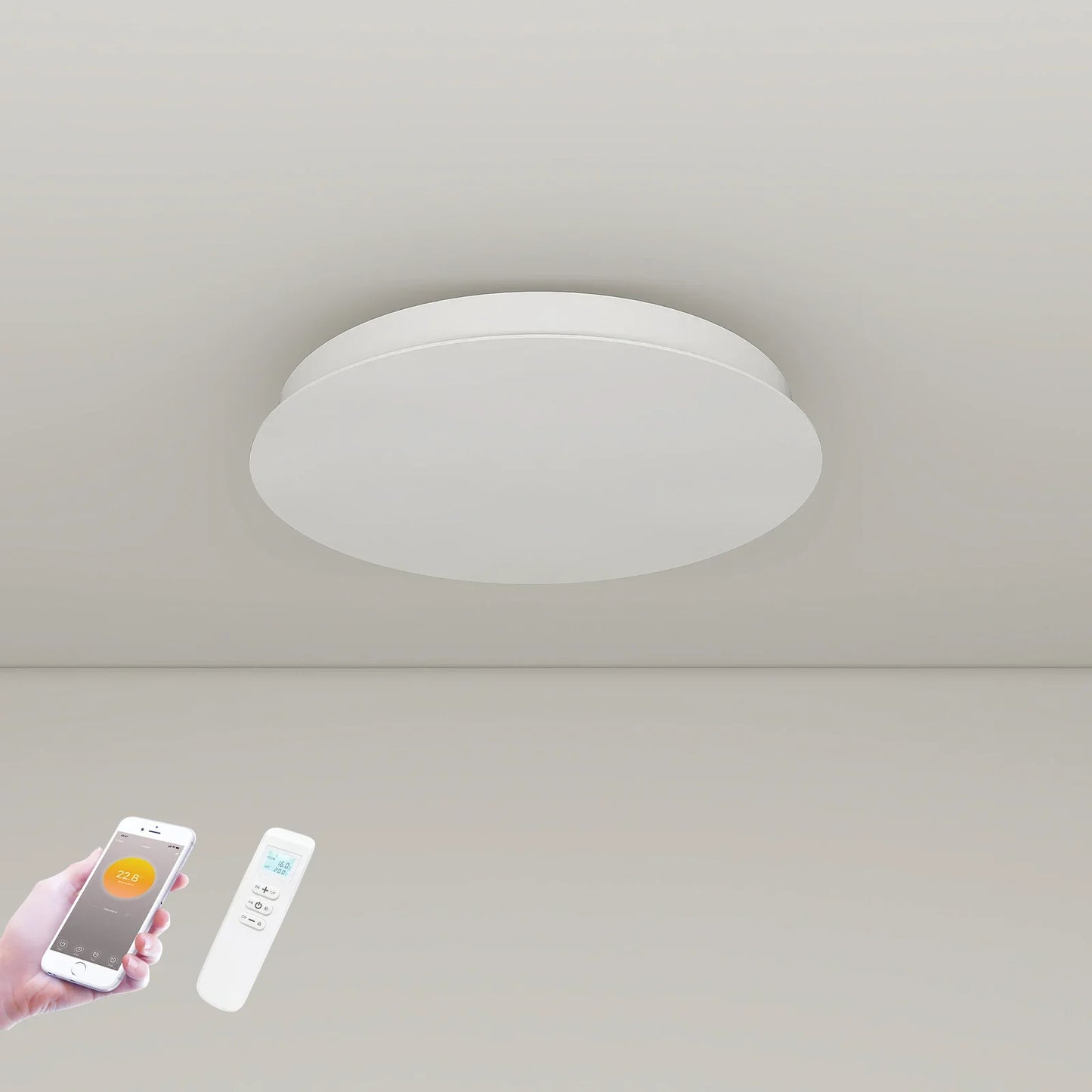 QH-ThermoAura Serie Wifi Redondo 750W diámetro 55,4 cm