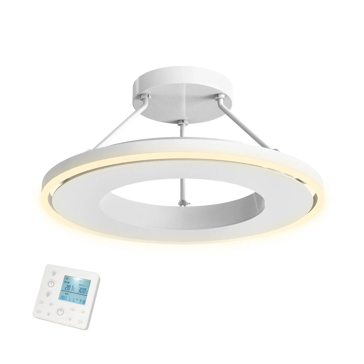 QH-GlowRing Serie pannello a infrarossi con illuminazione LED 60 cm 1000 watt