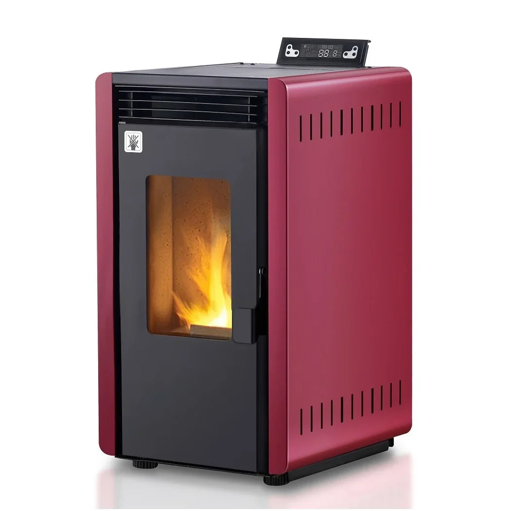 Stufa a pellet - 6kW - per 40-60 m² - 5 livelli - timer - CR10-2
