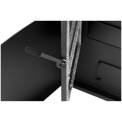 Estufa de pellets - 13.1kW - para 80-100 m2 - 5 niveles - temporizador - CR04 Negro