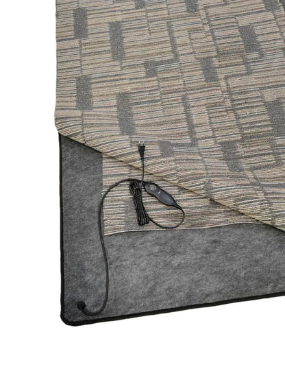 Calefacción de alfombra 180 x 200 con controlador y función de temporizador