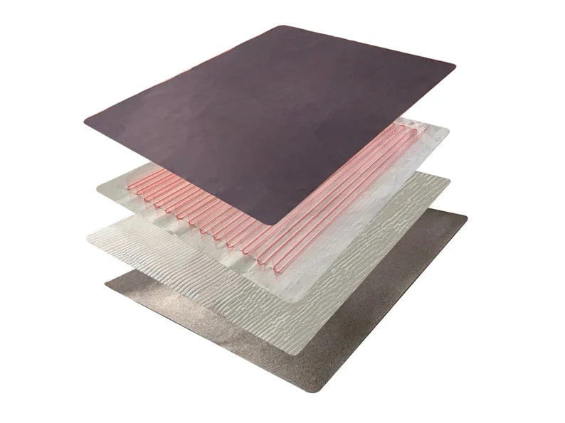 Calefacción de alfombra 180 x 200 con controlador y función de temporizador