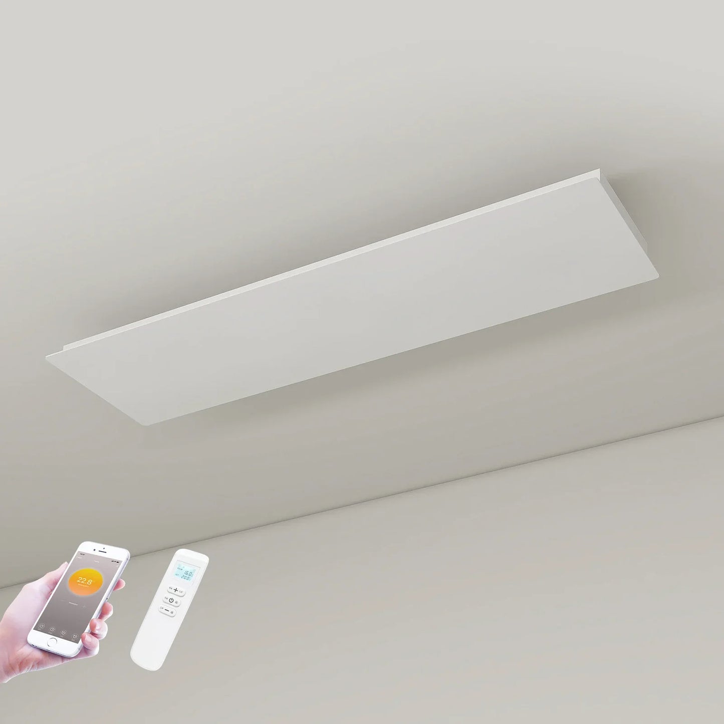QH-ThermoAura Serie Wifi panel infrarrojo 750 vatios 61x33 cm