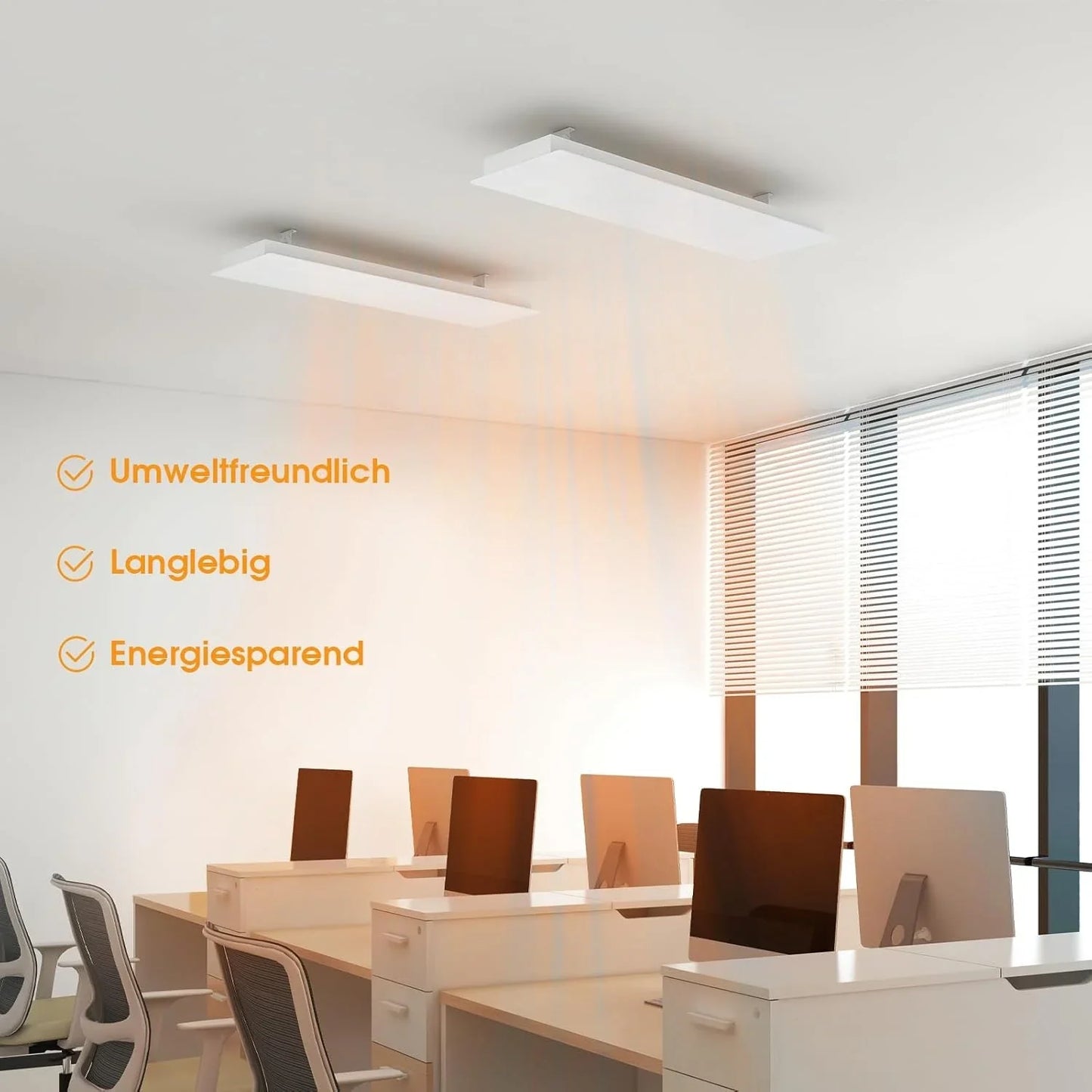 QH-ThermoAura Serie Wifi panel infrarrojo 750 vatios 61x33 cm