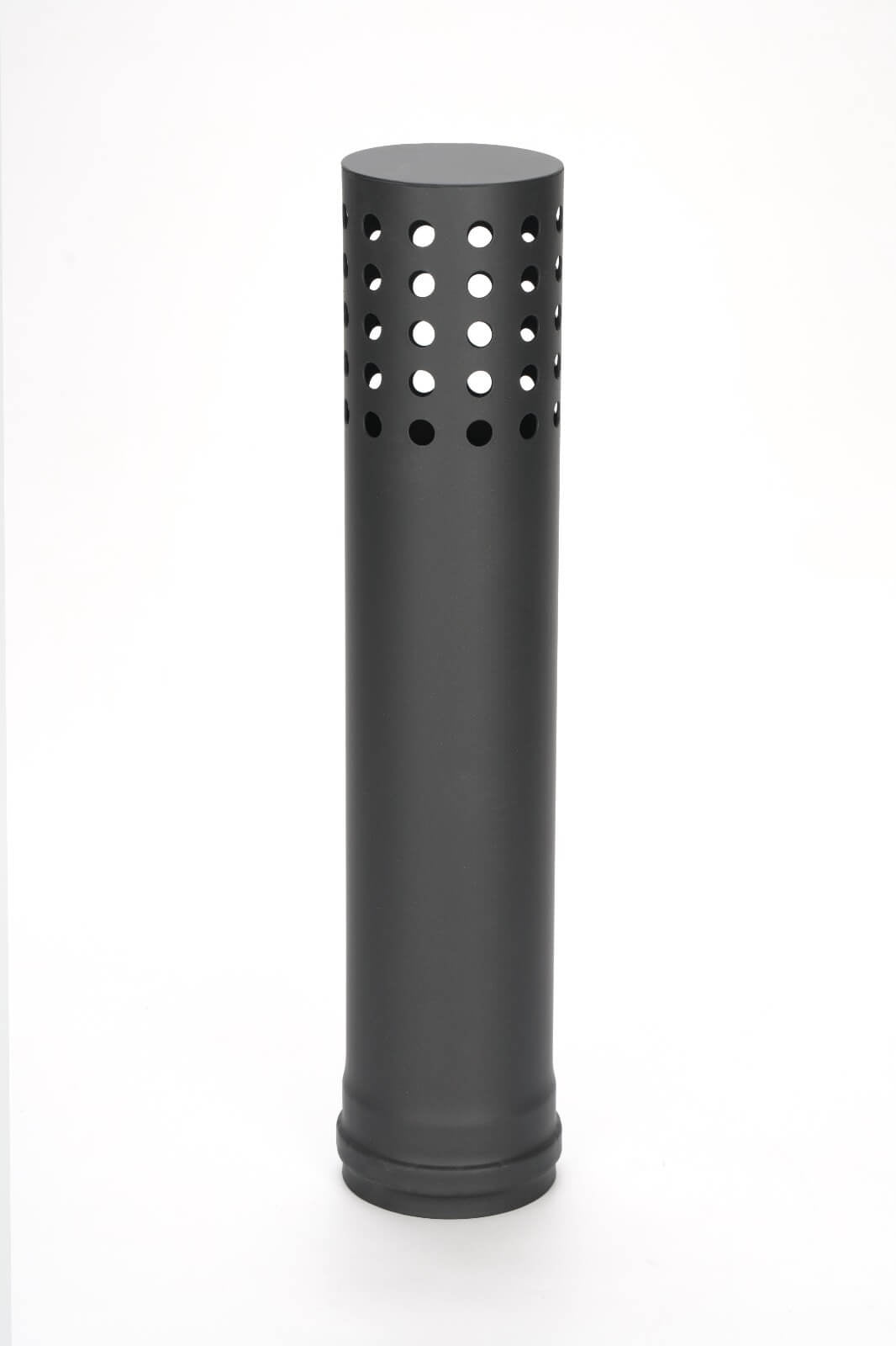 Juego de tubos para estufa de pellets - Ø 100 mm - acero al carbono - Modelo no eléctrico