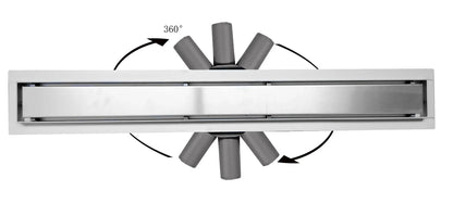 Desagüe de ducha LunaDrain completo con brida flexible