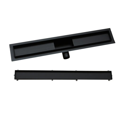 Astrisdrain canaleta de ducha completa con rejilla cerrada con brida