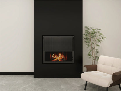Panel infrarrojo chimenea LCD 1700Watt Deluxe