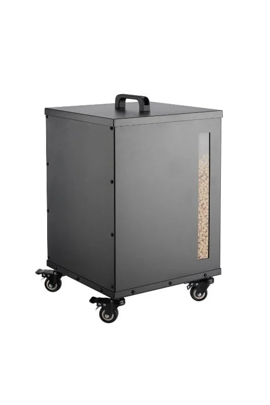 Caja de almacenamiento de pellets