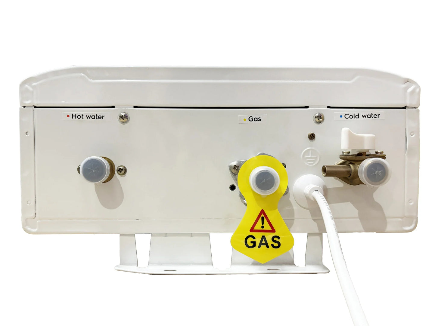 EcoTherm Electronische geiser 230V Digitaal 13L Low Nox Propaan gesloten kamer