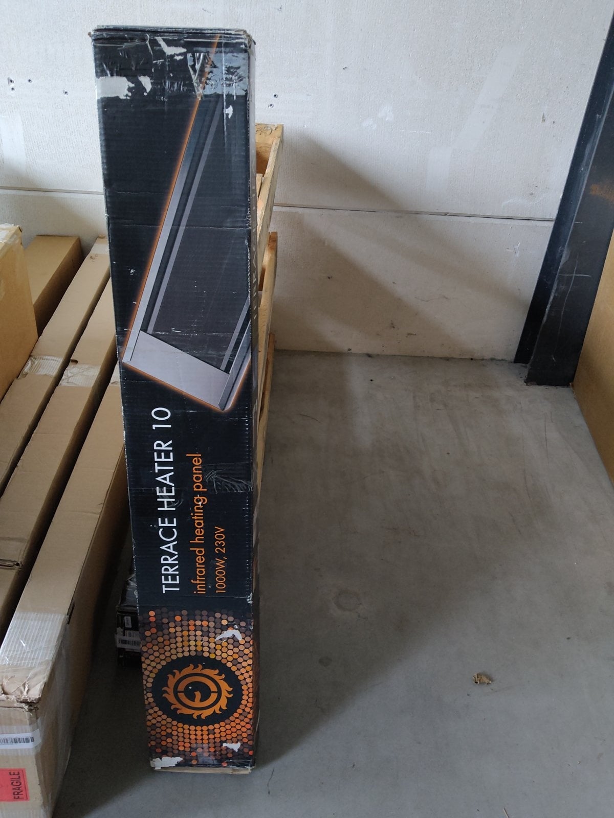 Tweedekans - Infrarood terrasverwarmer Ecosun 1000 - 1500Watt - Infrarood terrasverwarmer Ecosun 1000Watt