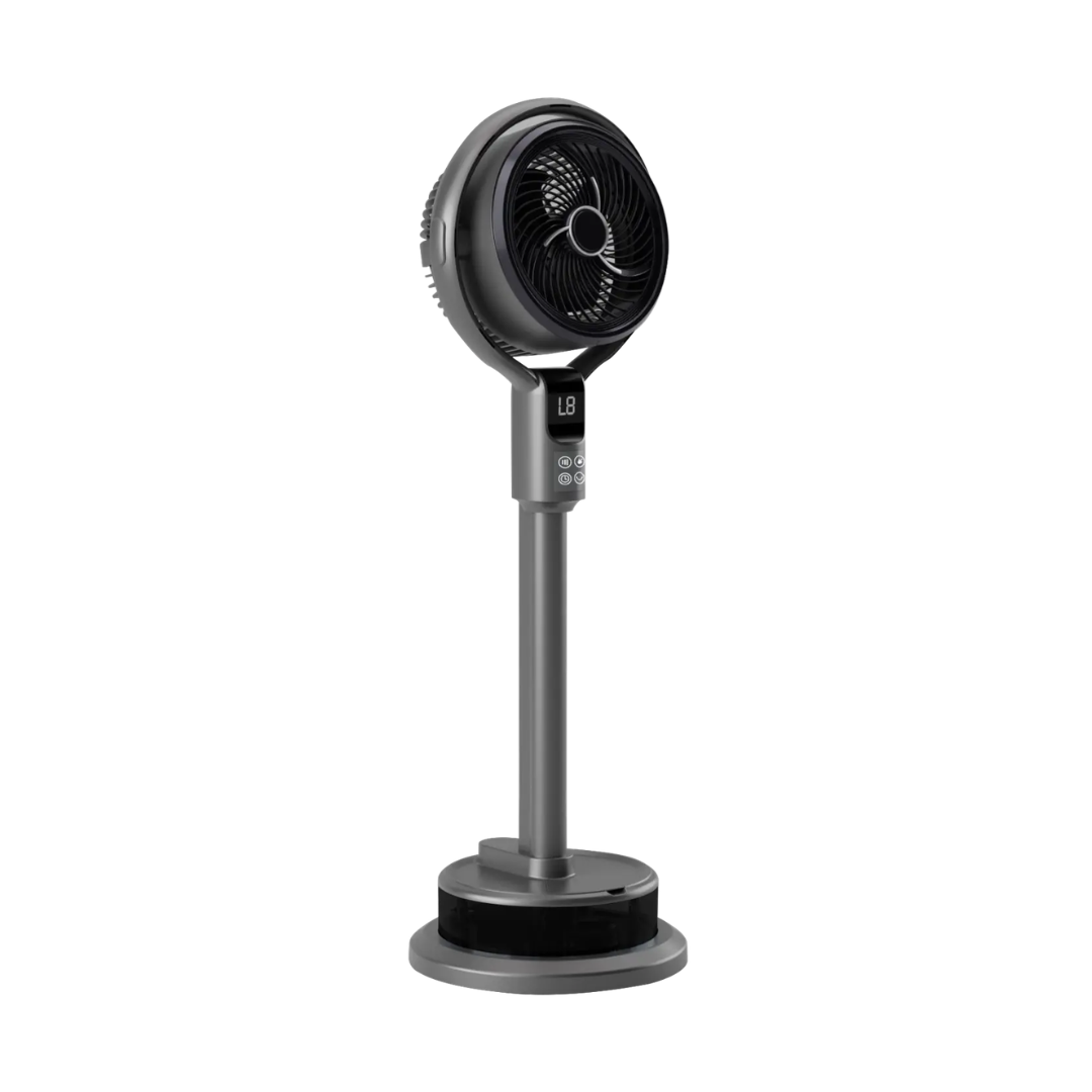 Ventilatore nebulizzatore con telecomando, timer e umidificatore