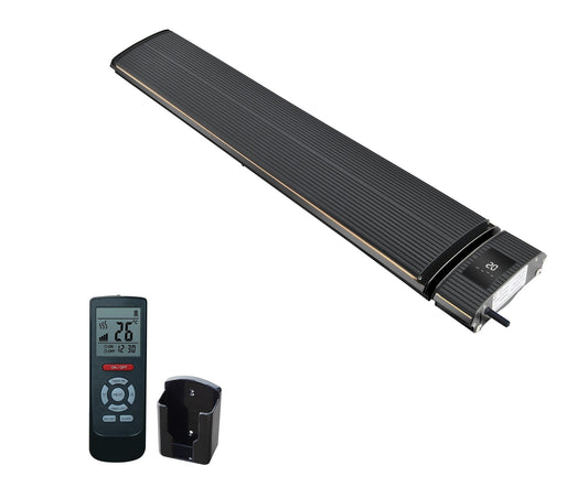 Tweedekans - Wifi infrarood terrasverwarmer black heater  1800 - 2400Watt - 1800 Watt