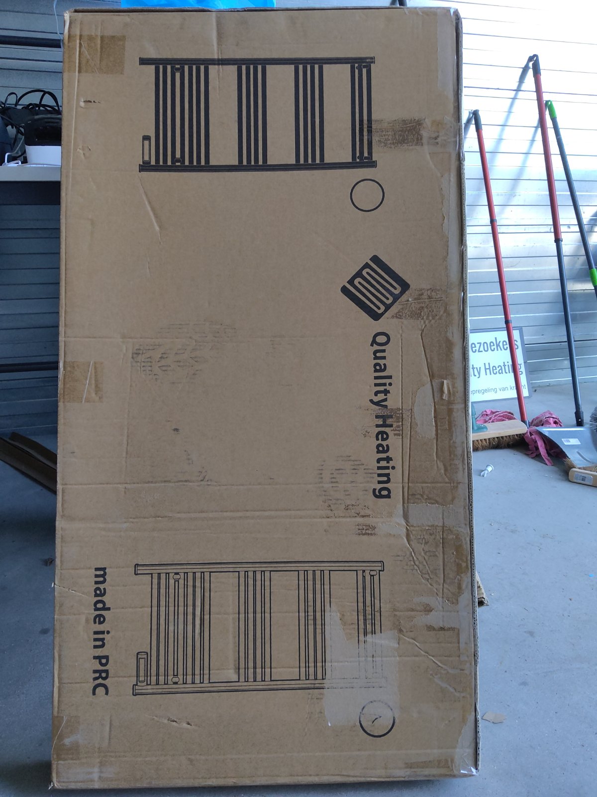 Tweedekans - Slimme elektrische handdoekradiator met digitale bediening white 425Watt - Default
