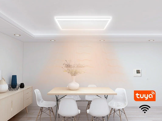 Tweedekans - QH-HL Serie Wifi infraroodpaneel met led verlichting 63x128  cm 840Watt - Default