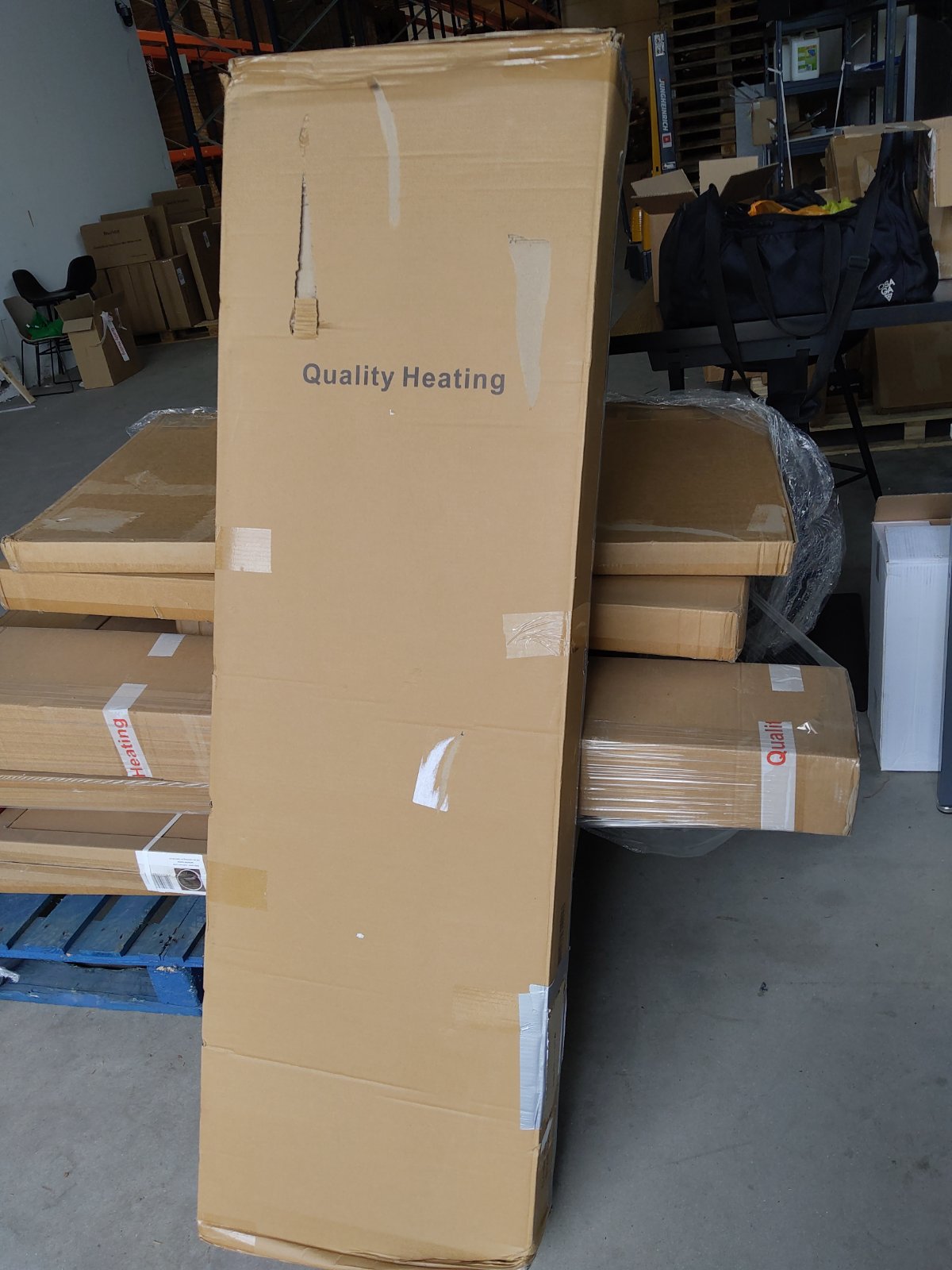 Tweedekans - Quality Heating verticale kachel Civetta white - Wit