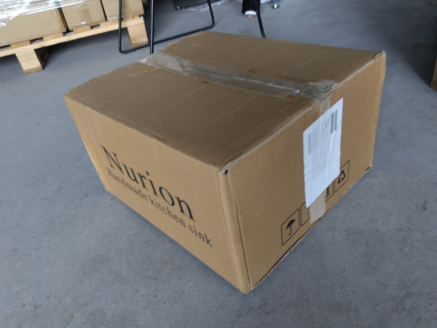 Tweedekans - Nurion Spoelbak Black Metal 28,5 x 34,5– Spoelbak Keuken - Spoelbakken Keuken – Wasbak Keuken - zonder Kraangat RVS - Default