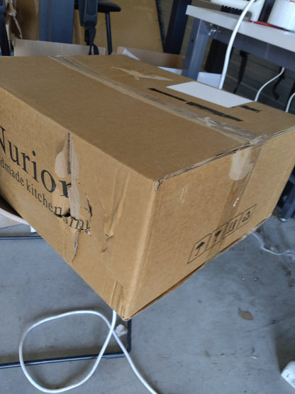 Tweedekans - Nurion Spoelbak Black Metal 44,5 x 34,5 – Spoelbak Keuken - Spoelbakken Keuken – Wasbak Keuken - zonder Kraangat RVS - Default
