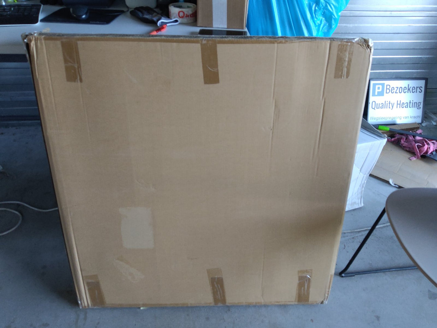 Tweedekans - Spiegel rond 80 cm met koperen frame - Default
