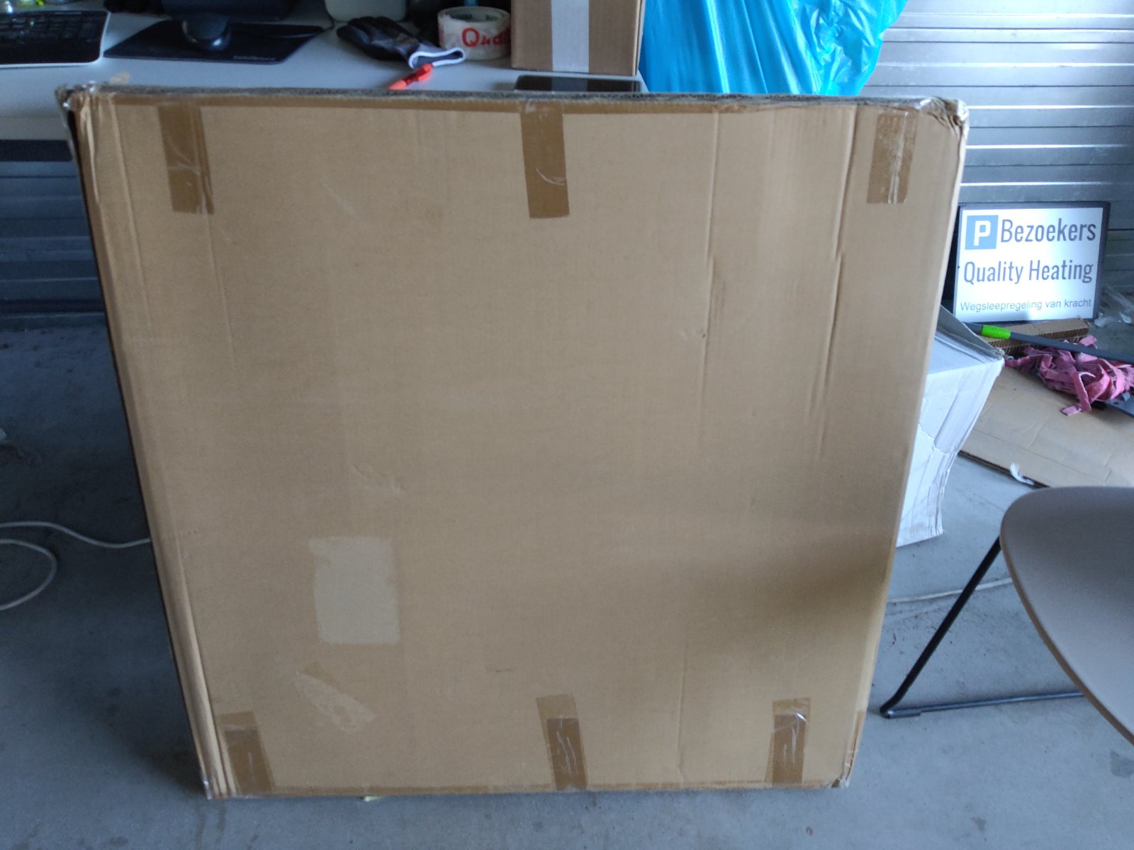 Tweedekans - Spiegel rond 80 cm met koperen frame - Default
