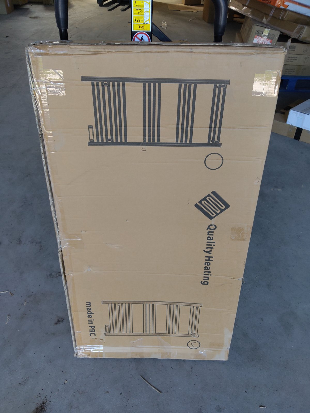 Tweedekans - Slimme elektrische handdoekradiator met digitale bediening white 425Watt - Default