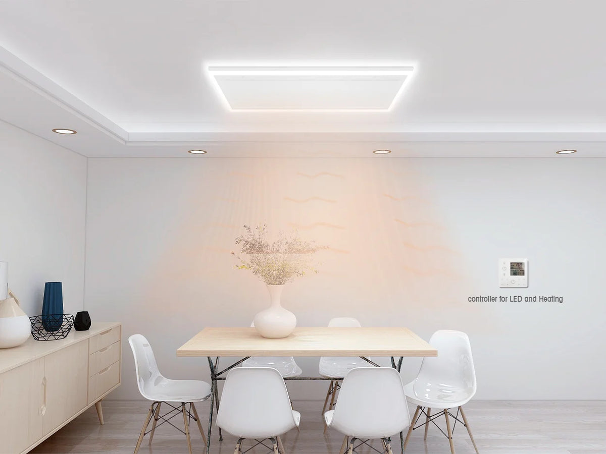 Seconda scelta - Serie QH-HL pannello a infrarossi con illuminazione LED 63x 65,5 cm 400Watt - Default