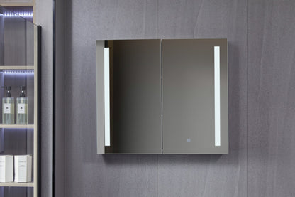 Tweedekans - Spiegelkast met led verlichting 80 (b) x 70 cm (h) - Default