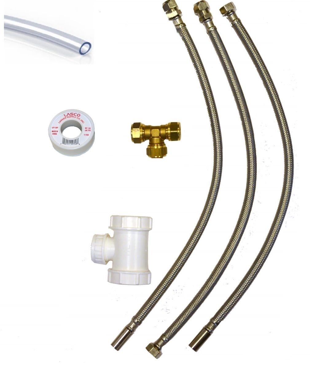 Seconda scelta - Kit di collegamento universale per scaldacqua da cucina - Predefinito