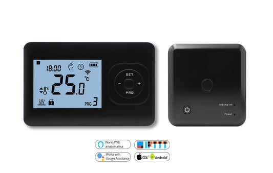 Tweedekans - Infrarood terrasheater Thermolux met wifi en thermostaat - 2400Watt