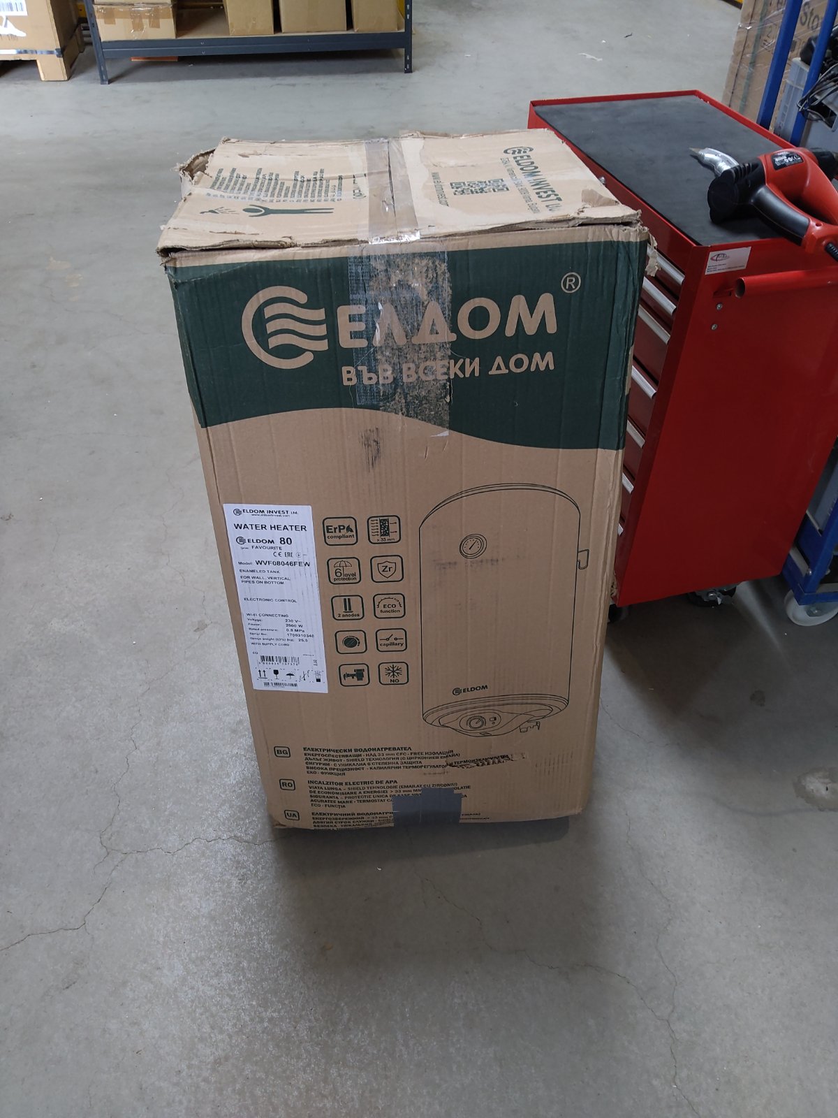 Tweedekans - Elektrische boiler ELDOM favourite 80 Liter - Default