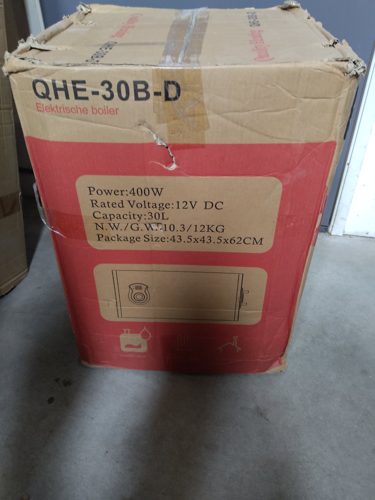 Tweedekans - Caravan elektrishe boiler 30Liter 12Volt - Default