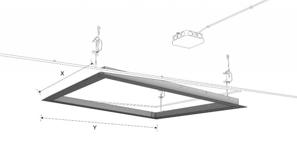 Cornice in alluminio per installazione Ecosun