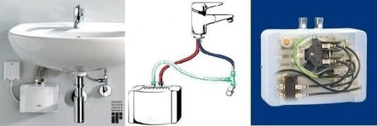 Clage M3 calentador de paso hidráulico 3,5 kW 230 Volt