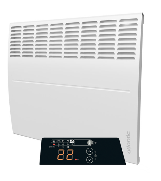 Calefactor eléctrico Ecoflex Atlantic F125-D con termostato regulable