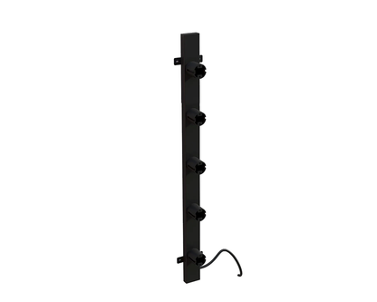 Radiador toallero eléctrico dorado con termostato L-SR0004-T