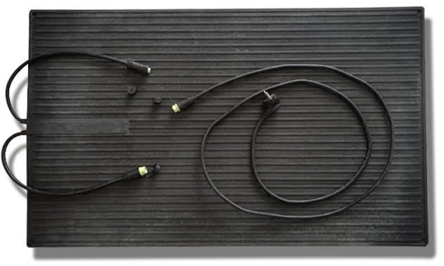 Tappeto riscaldante a infrarossi in gomma collegabile - Resistente all'acqua 60 x 100 cm