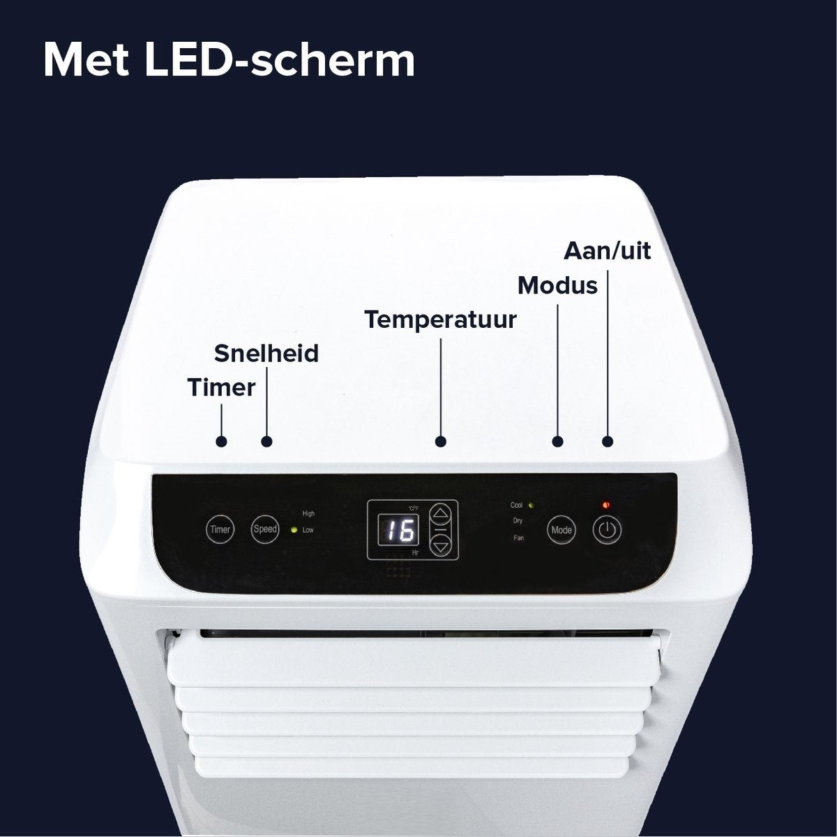 Aire acondicionado móvil Wifi deshumidificar y ventilar con junta de ventana y purificador de aire 9000btu