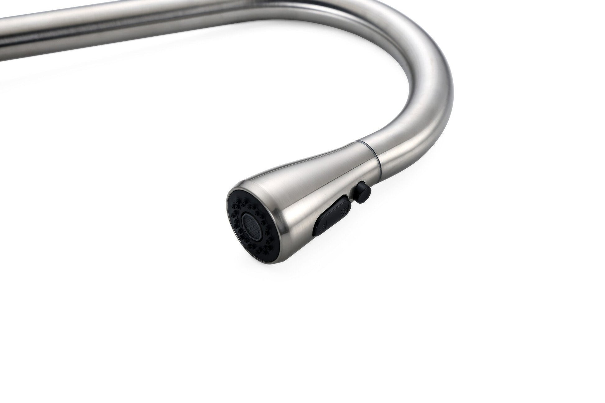 Grifo de cocina Nurion plata con caño