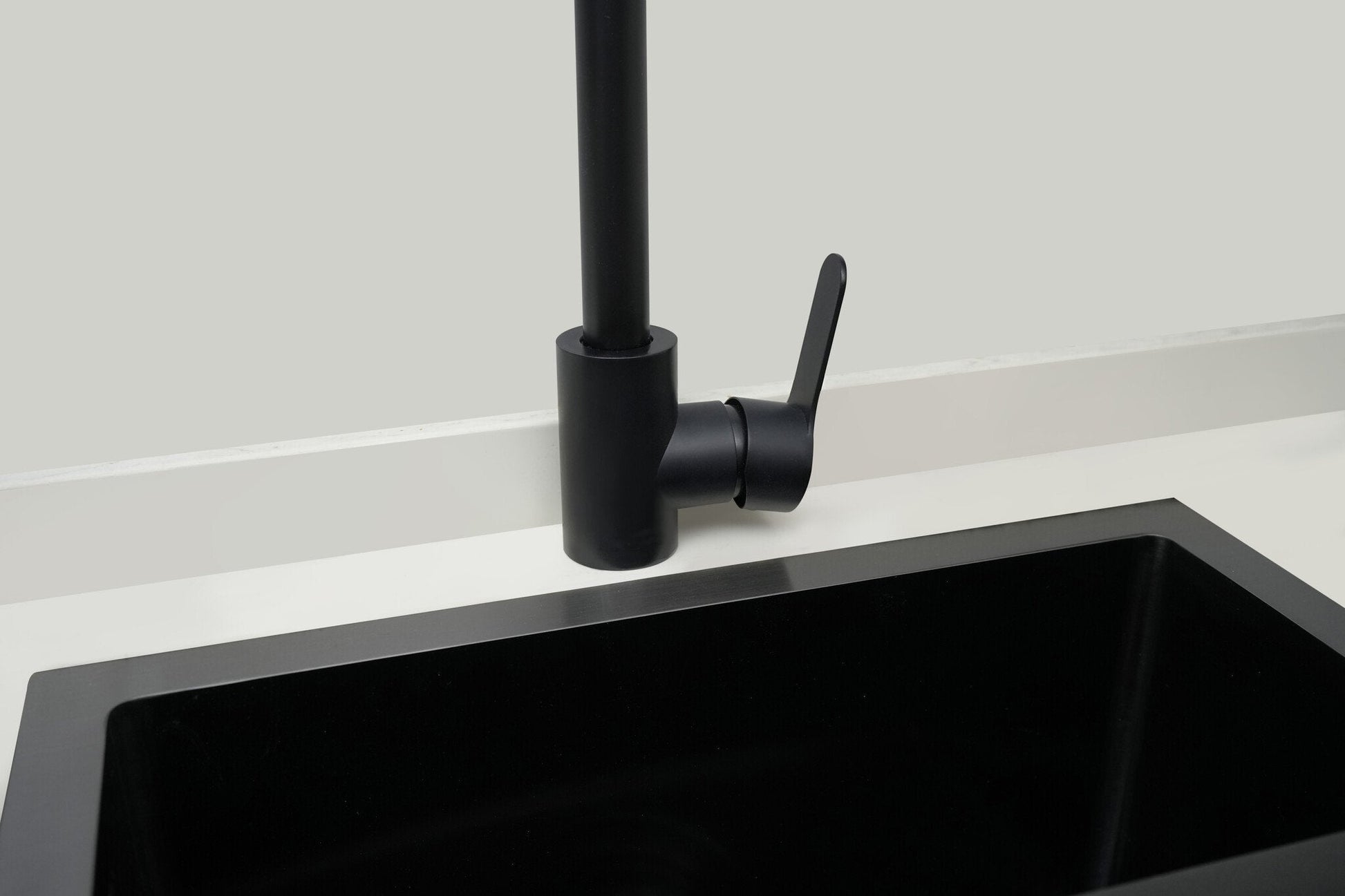 Nurion Fregadero Metal Negro 28,5 x 34,5 - Fregadero Cocina - Fregaderos Cocina - Fregadero Cocina - sin agujero para grifo acero inoxidable