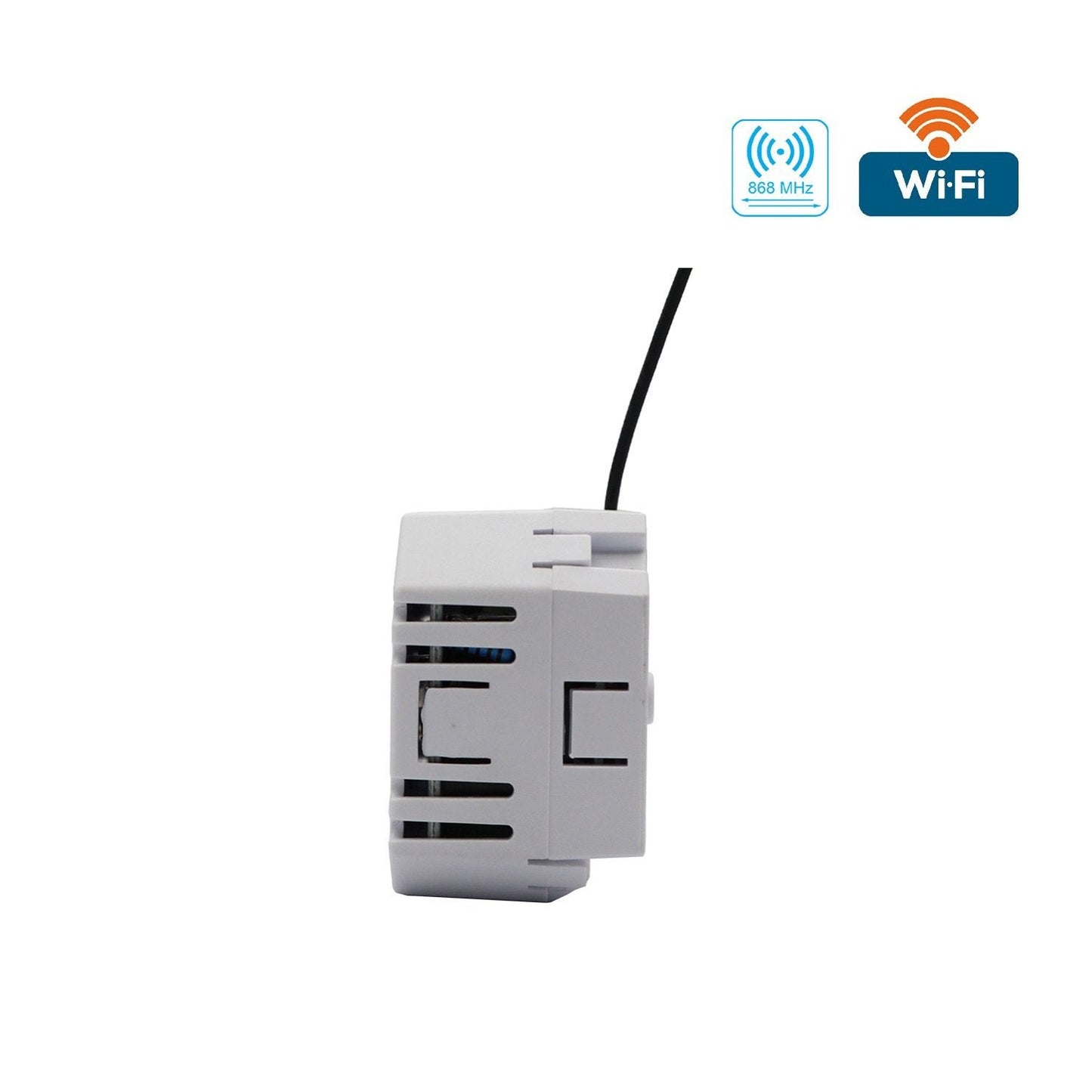 Termostato blanco WiFi QH-Basic con receptor empotrado