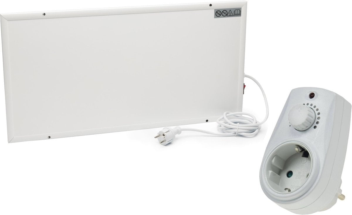 Pannello a infrarossi QH-BV Serie avvitato 30 x 60 cm - 135Watt con regolatore