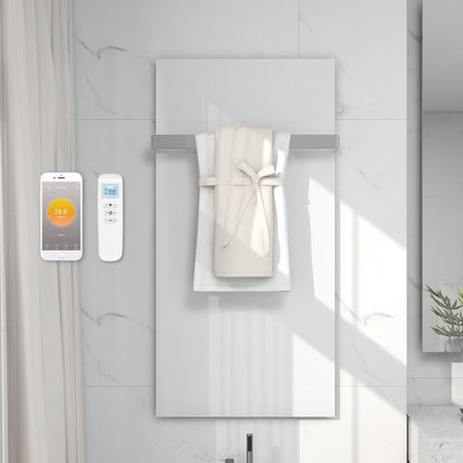QH GD Panel infrarrojo de cristal Serie Blanca 60 x 120 cm - 700 vatios